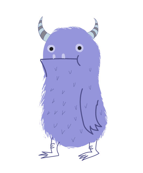 monster illustration vector